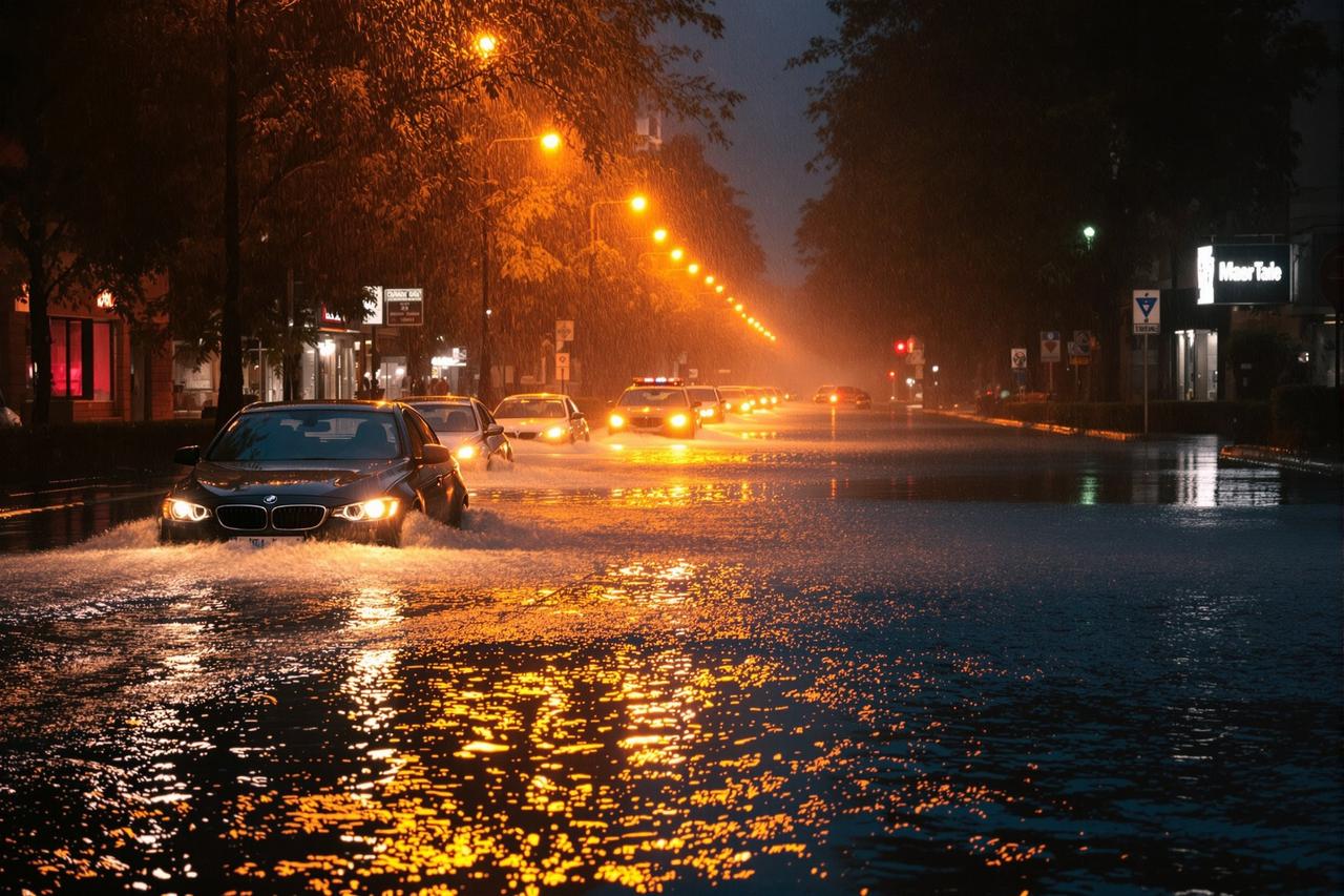 某城市突降特大暴雨，全城开启看海模式 - 免费爆料